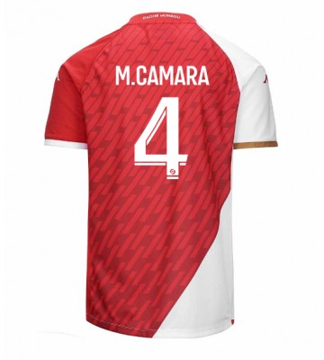 AS Monaco Mohamed Camara #4 Hjemmebanetrøje 2023-24 Kort ærmer